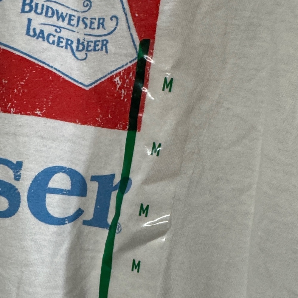Budweiser Red and Blue Graphic Tee - Picture 2 of 4